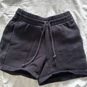 Aritzia TNA Black Women's Sweat Shorts